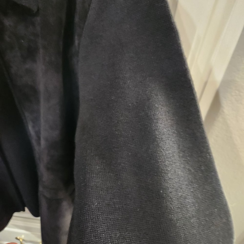 SALE! Dialogue Suede and Wool Jacket - Picture 3 of 8